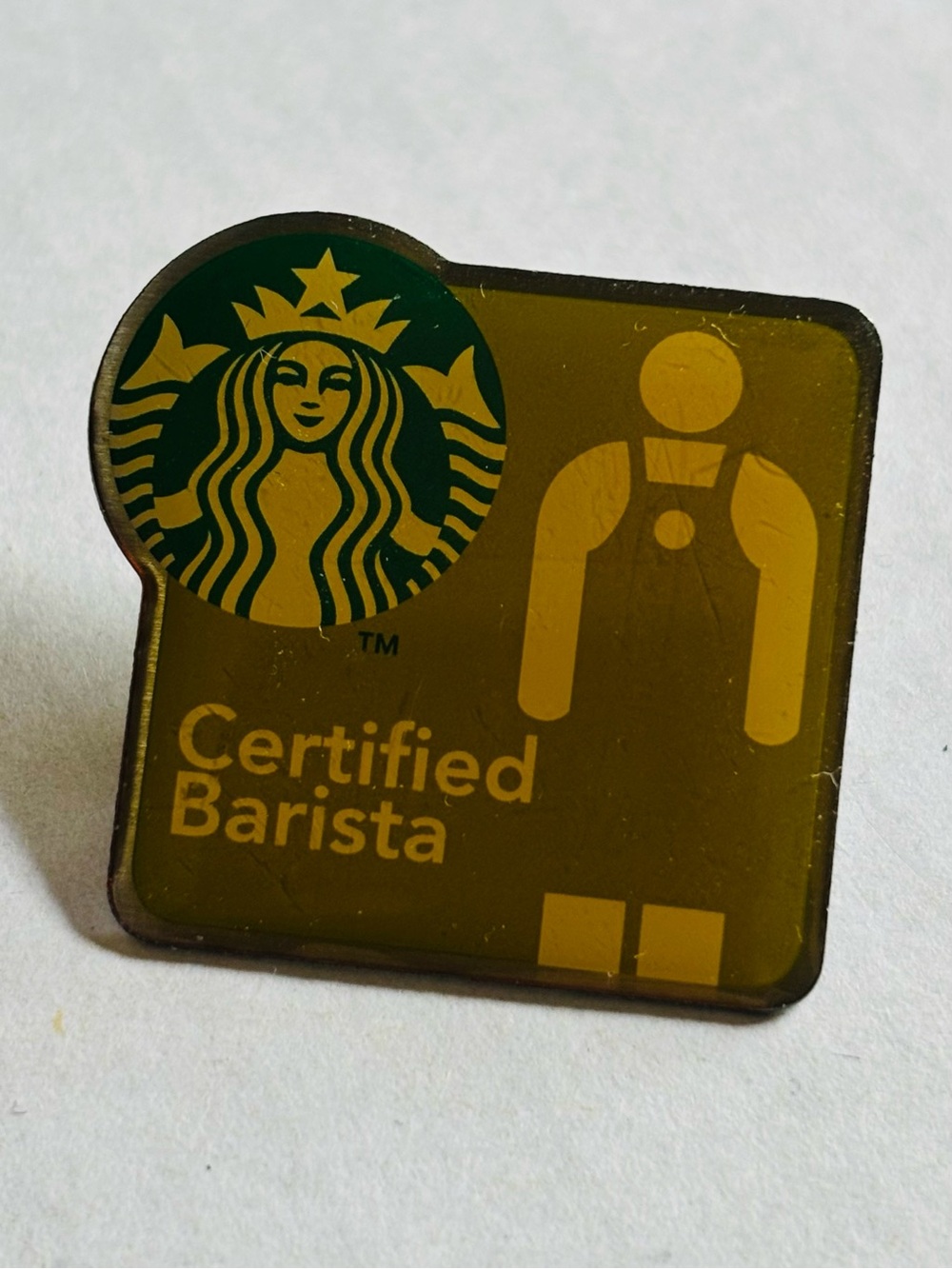 Starbucks Certified Barista Pin, Green Siren Logo